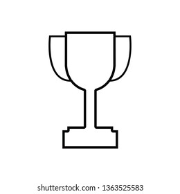 Winner trophy cup icon. Element of Sport for mobile concept and web apps icon. Outline, thin line icon for website design and development, app development