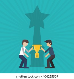 Winner and trophy design