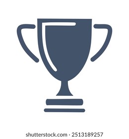 Ícone do troféu de vencedor. Simples ícone do troféu. Perfeito para uso em web design, design de aplicativo ou mídia social.