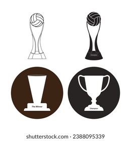 Winner trophy icon vector design illustration