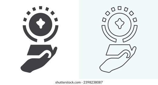 Gewinner-Trophäe Symbol Vektorgrafik, Symbol des Sieges. Trophäe Ikone im trendigen, flachen Stil. Trophy-Symbol. Professionelle, Pixel perfekte Symbole, die sowohl für große als auch für kleine Auflösungen optimiert sind.