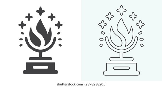 Winner trophy icon vector, symbol of victory event. trophy icon in trendy flat style. Trophy Icon. Professional, pixel perfect icons optimized for both large and small resolutions.
