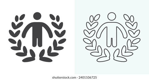 Winner trophy icon vector, symbol of victory event. trophy icon in trendy flat style. Trophy Icon. Professional, pixel perfect icons optimized for both large and small resolutions.
