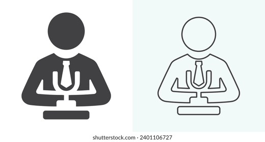 Vector de ícono de trofeo ganador, símbolo de evento de victoria. icono de trofeo de estilo plano. Icono de trofeo. Iconos perfectos para píxeles y profesionales optimizados para resoluciones grandes y pequeñas.