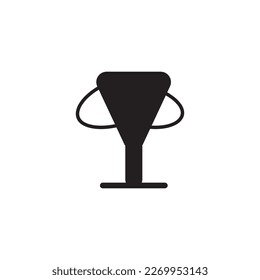 Winner trophy logo icon for the winner