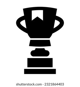 Winner Vector Glyph Icon For Personal And Commercial Use.
