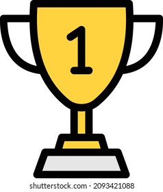 winner vector illustration isolated on a transparent background . color vector icons for concept or web graphics.