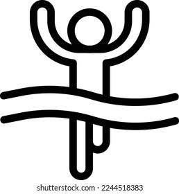 ilustración del vector ganador en un fondo transparente. Símbolos de calidad superior. Iconos vectoriales de línea delgada para el diseño de conceptos y gráficos. 
