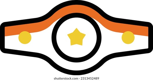 winner Vector illustration on a transparent background. Premium quality symmbols. Line Color vector icons for concept and graphic design.