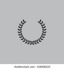 Winner wreath Icon Vector