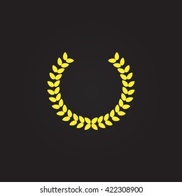 Winner wreath Icon Vector