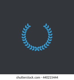 Winner wreath Icon Vector