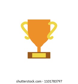 the winner's cup colored icon. Element of school icon for mobile concept and web apps. Detailed the winner's cup icon can be used for web and mobile. Simple icon on white background