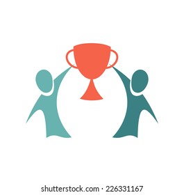 Winners icon. Championship concept. Logo design.