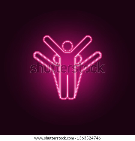 winners icon. Elements of Sucsess and awards in neon style icons. Simple icon for websites, web design, mobile app, info graphics