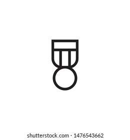 Winners Medal vector icon. Medal Icon in trendy flat style isolated on white background. Award symbol for your web site design, logo, app, UI. Vector illustration, EPS10.