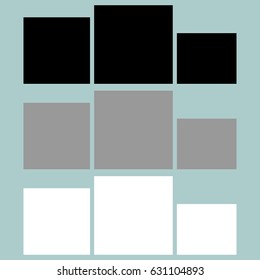 The winners pedestal black grey white icon set.