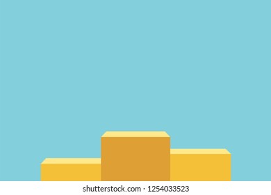 Winners podium. First, second and third places. Vector illustration Eps10