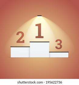 Winners Podium First Second Third Place 스톡 벡터(로열티 프리) 195622736 ...