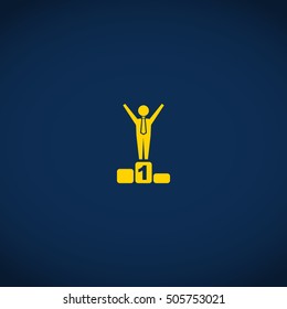 Winners podium icon