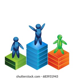 Winners podium icon