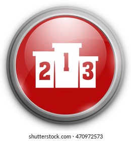 Winners podium icon. winners Awarding button