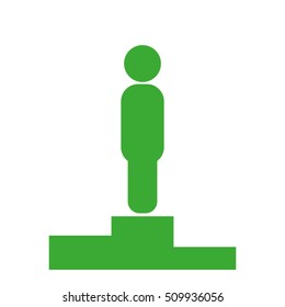  winners podium vector illustration