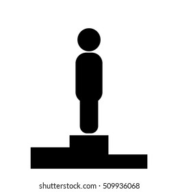  winners podium vector illustration