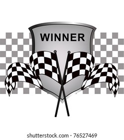 winner's racing background
