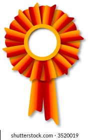 winner`s red ribbon