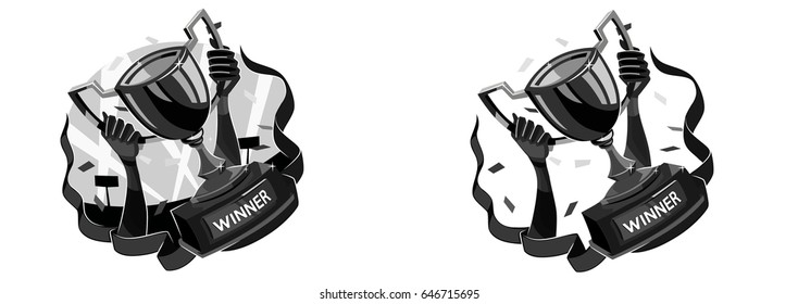 Winners Trophy Black