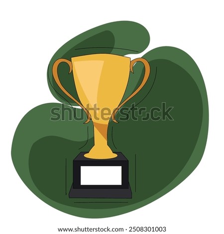 Winner's trophy icon. Trophy Cup