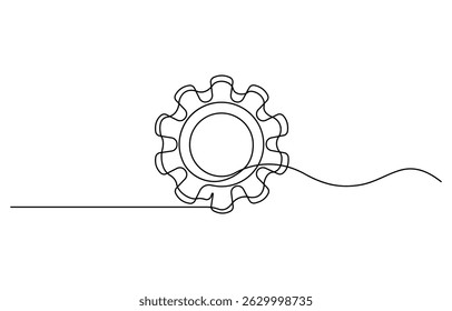 Winning badge in one continuous line drawing. Symbol of a winner. Award winning ribbon in simple linear style, Education Business Continuous Line Editable Stroke Icon.