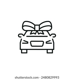 Icono de coche ganador. Simple icono de coche ganador para las redes sociales, App y Diseño web. Ilustración vectorial.