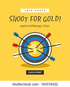 Winning event banner template