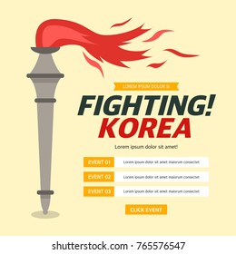 Winning event banner template