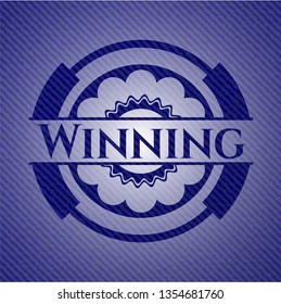 Winning jean background