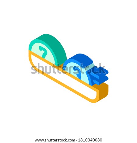 winning lotto numbers balls isometric icon vector. winning lotto numbers balls sign. isolated symbol illustration