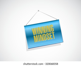 winning mindset texture background sign concept illustration design graphic icon
