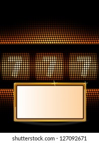 Winning numbers. Abstract vector background