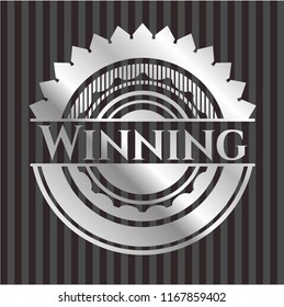 Winning silver emblem