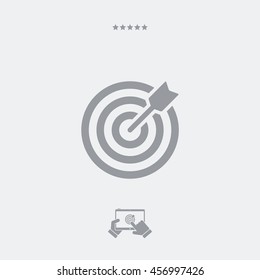 Winning strategy - Minimal vector icon