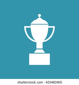 Winning Trophy Icon. Eps-10.