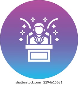 Icono de vector ganador. Se puede usar para imprimir, móviles y aplicaciones web.
