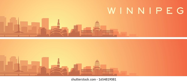 Winnipeg Beautiful Skyline Scenery Banner