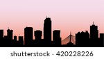 Winnipeg Dawn Skyline -Vector