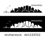 Winnipeg skyline - Canada - vector illustration