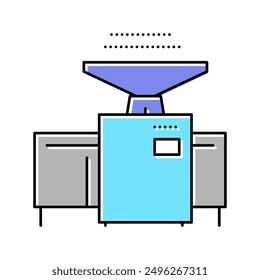 winnowing machine color icon vector. winnowing machine sign. isolated symbol illustration