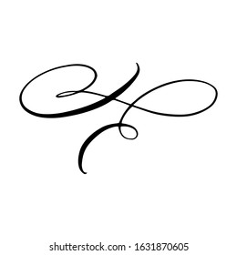 Wintage handdrawn decorative flourishes. Calligraphy swashes for text, photo, blog, print, tatoo. 