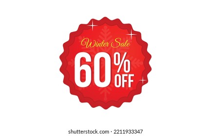 Winter up to 60 percent off sale, 60 percent winter sale offer